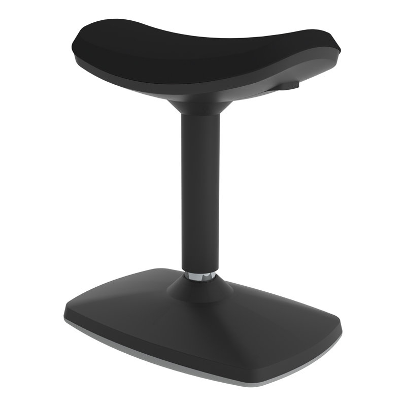 Height Adjustable Active Sitting Stool, Noir