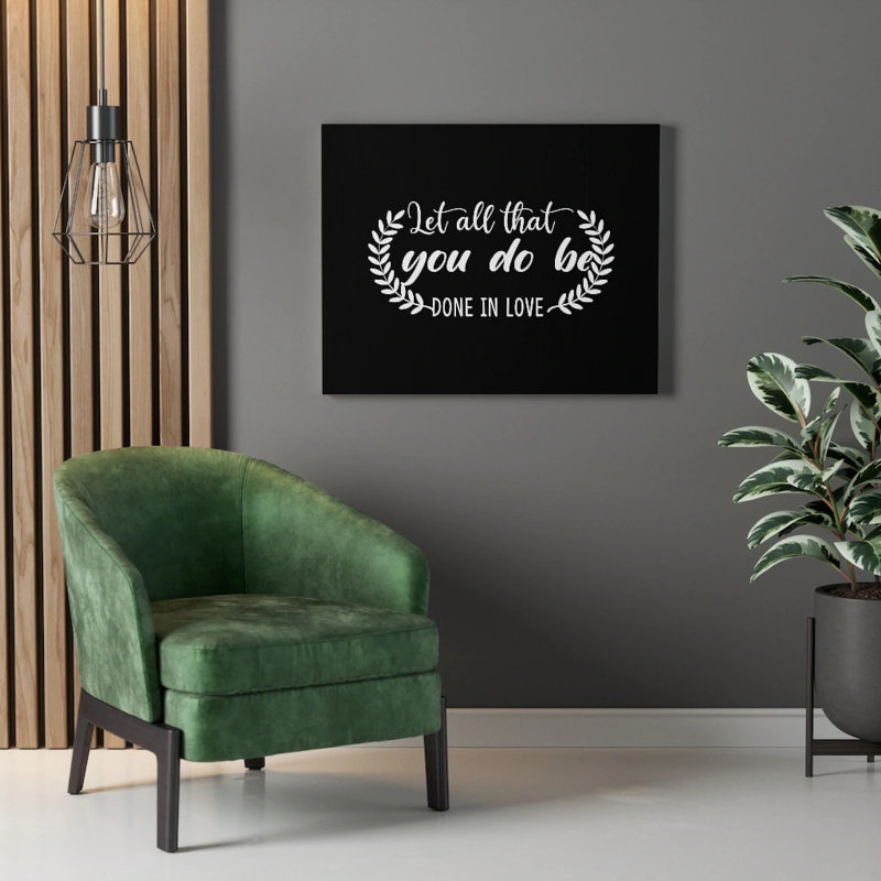 Done In Love - Wrapped Canvas Print, 28cm H x 36cm W