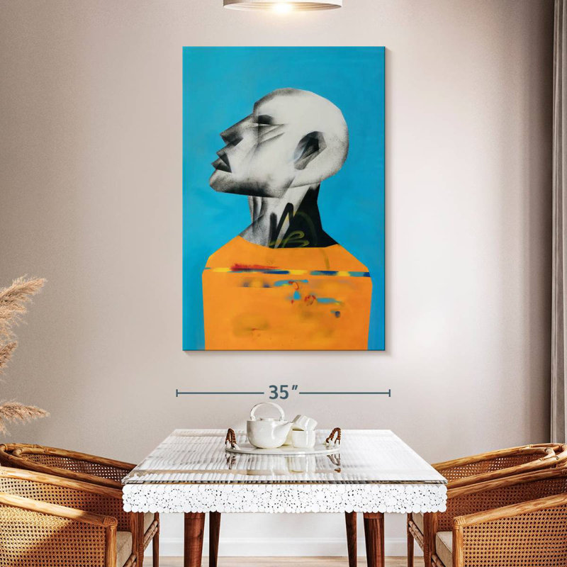Leisha Yellow Portrait, 51" H x 34" W