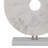 Ryung Decorative Sculpture with Circular Design in Stone Aluminum MDF and Marble Featuring Abstract Artistic Silhouette and Freestanding Form for Contemporary Accent Display