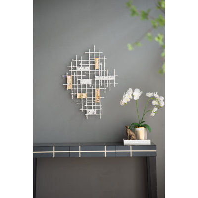 31.7X1.6X23.6" Wall Decor