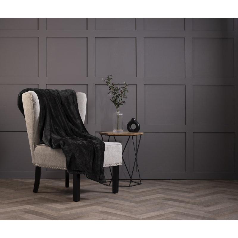 Heatholder Blankets Throw Blanket, Black