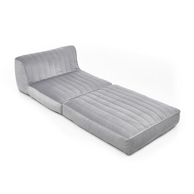 Upholstered Chaise Lounge, Polyester beige
