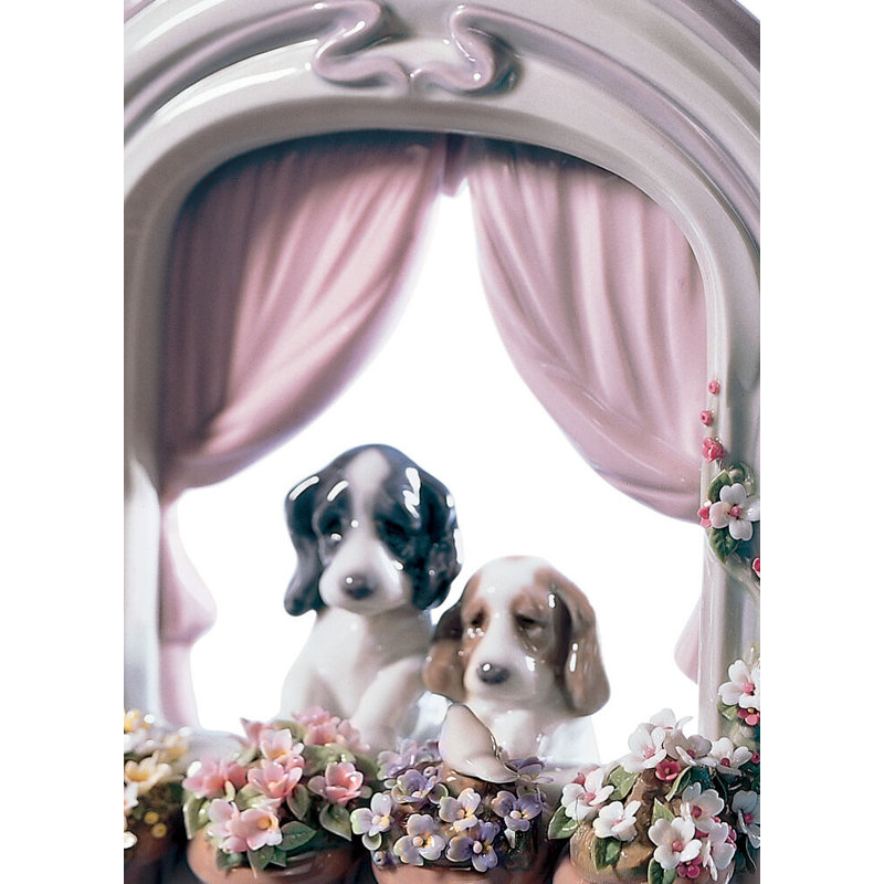 Please Come Home Dogs Figurine
