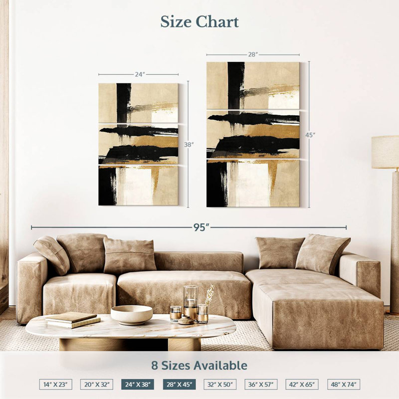 Avery Neutral Earth Tones I, 45" H x 28" W