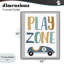 Giclée encadrée Play Zone Racecar, design par Susan Ball-760008402-760008401