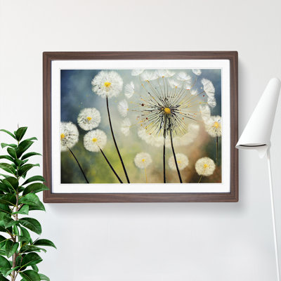 The Dandelion Flowers - Single Picture Frame Print
