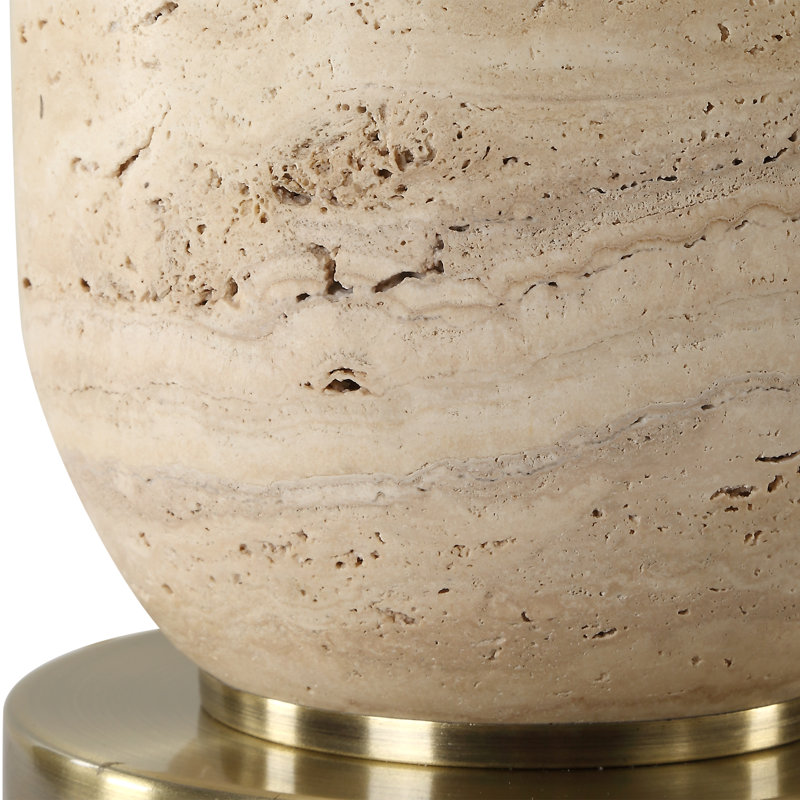 Mercer41 Folch Travertine Table Lamp
