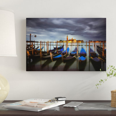 « a moment silencieux, venice, italie », reproduction de photo sur toile