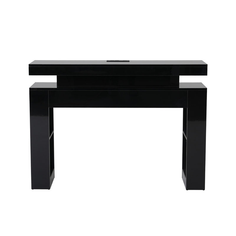 Console haute brillance de 47 po avec lumière DEL