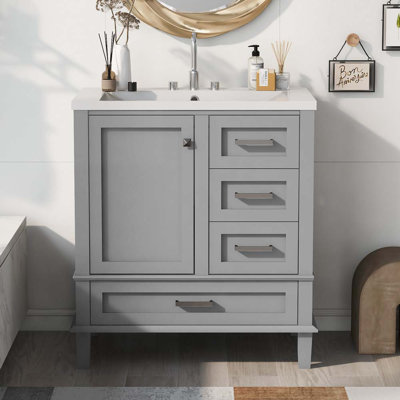 Meuble-lavabo simple 30,11 avec comptoir