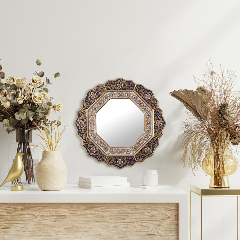 Miroir décoratif moderne et contemporain Cristian, Noir