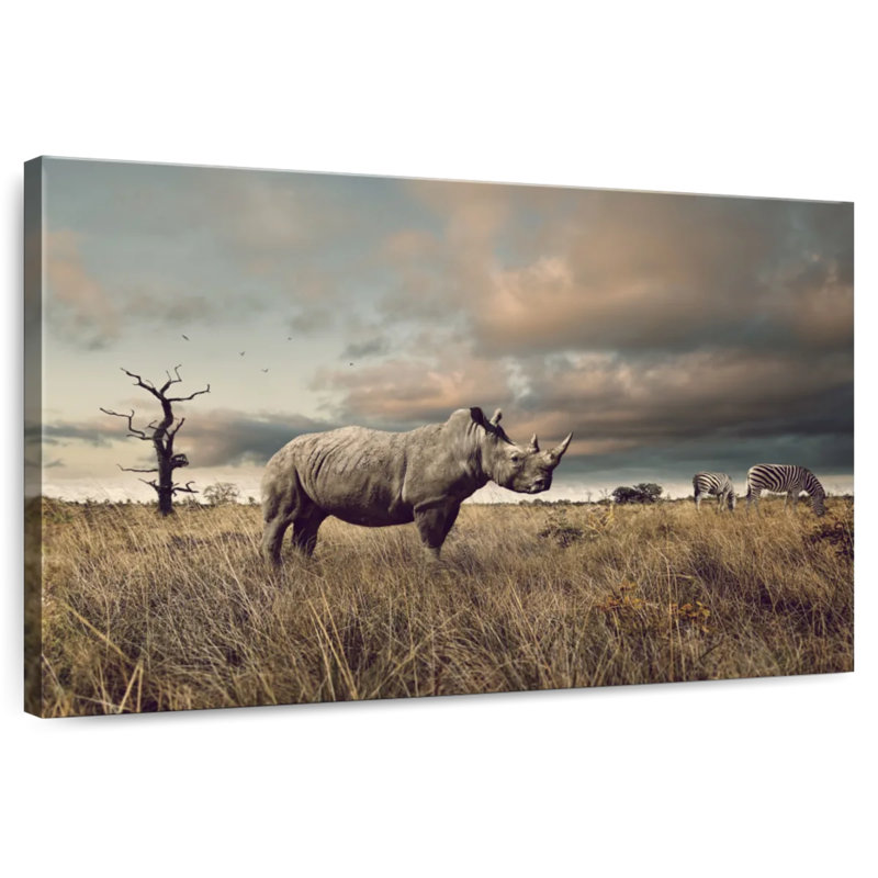 Crowle Fierce Rhinoceros, 26" H x 39" W