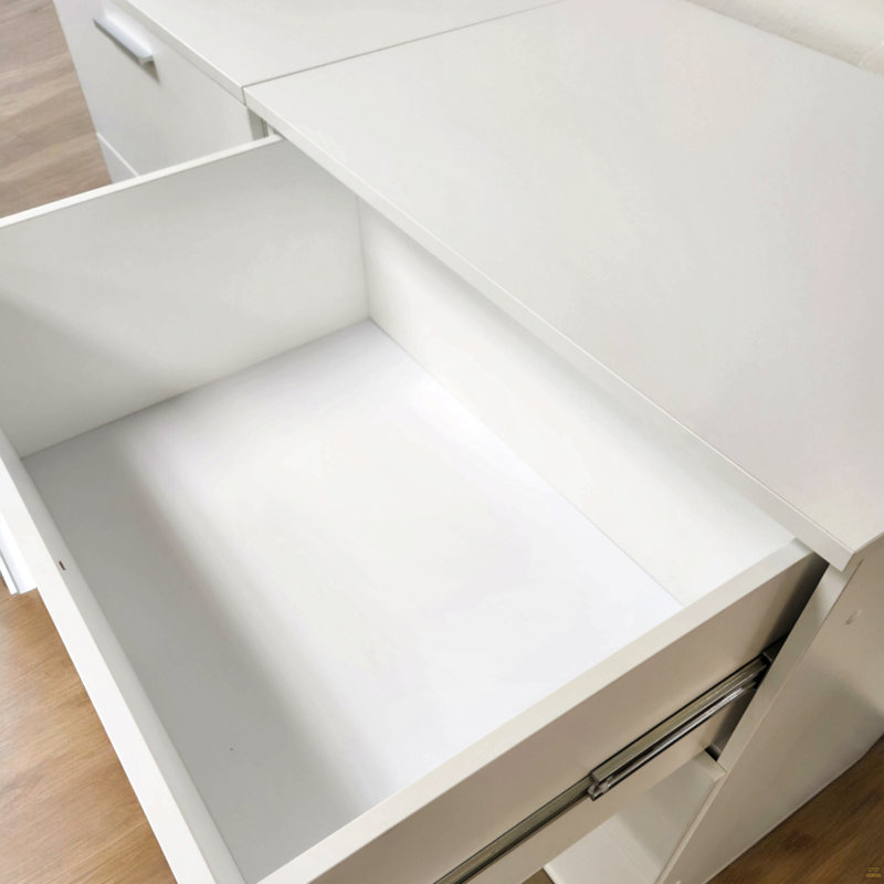 Commode modulaire à trois tiroirs, Blanc