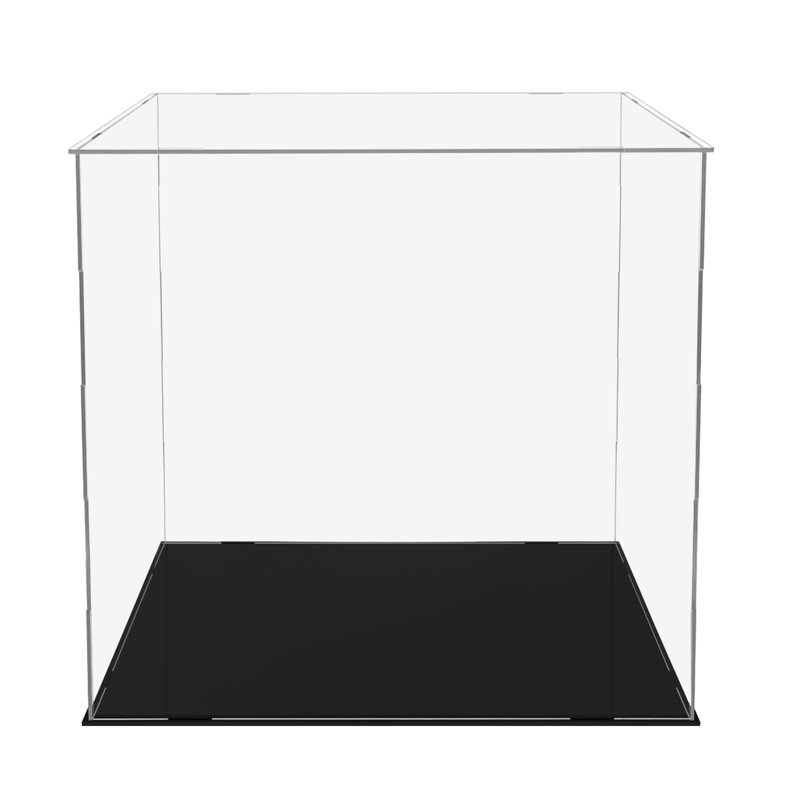 Vitrine en acrylique transparent en plastique UV, H 3,9 po x l 3,9 po x P 4,7 po