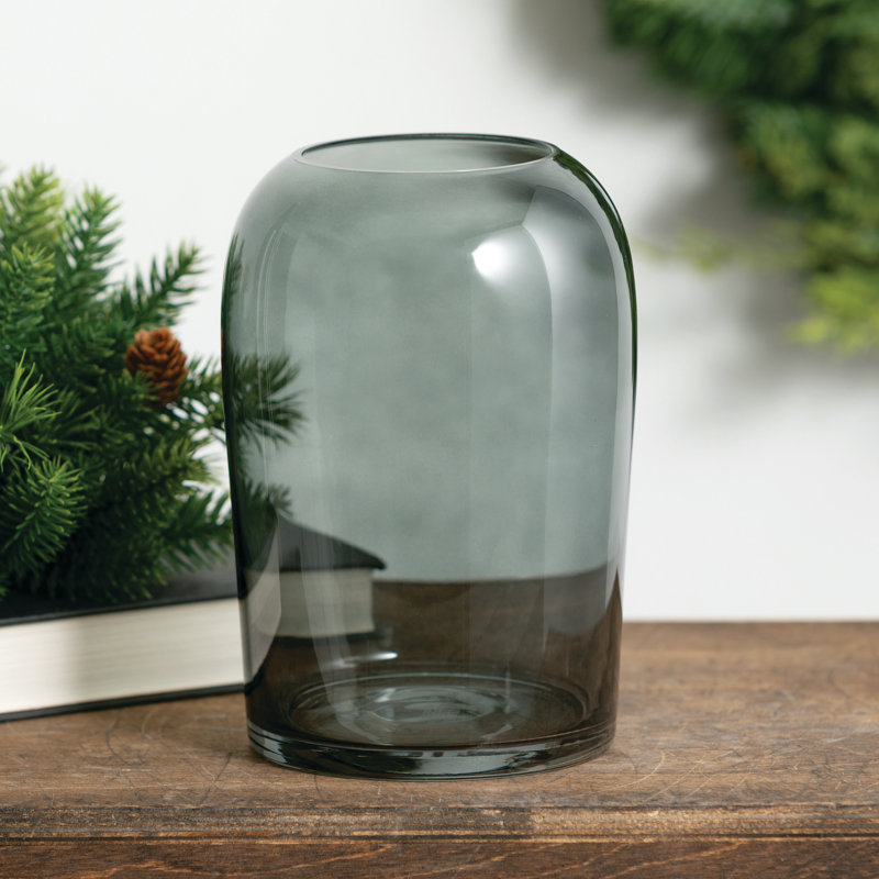 Rupani Glass Table Vase, 7.5" H x 4.75" W x 4.75" D