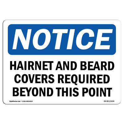 Hairnets and Beard Covers Required Beyond