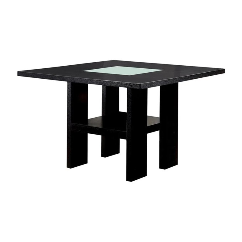 Table de salle à manger Breindel, Noir