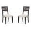 Table de salle à manger extensible avec tréteaux et 6 chaises d'appoint-29912717