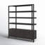 Reza Solid Wood Bookcase-1157326369