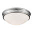 Plafonnier encastré simple en forme de bol 10 po Tiberius-31497359