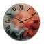 Horloge murale en bois massif Uswah-825948992