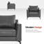 Fauteuil d'appoint moderne, fauteuil rembourré, fauteuils simples-490692366