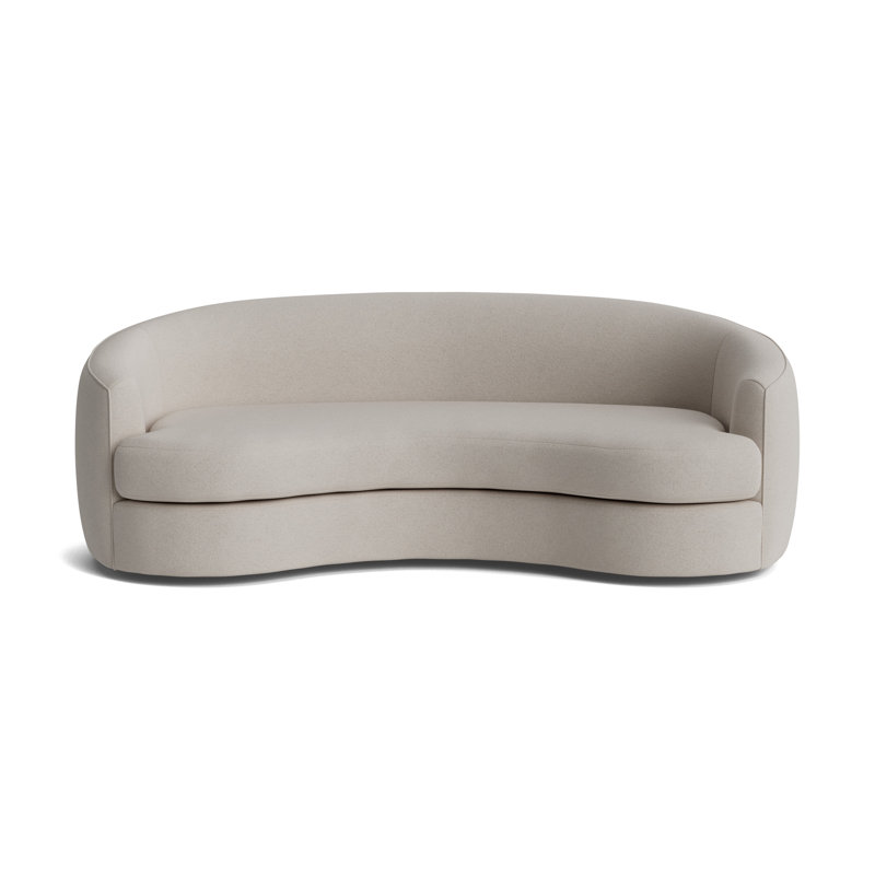 Giselle 85 Sofa, Performance Boucle - Dove Gray