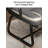 Metal leather office chair with foot pedals