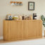 modern wavy sideboard, curved contour design storage cabinet-1734302391-1734302386