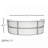 Pecora 3 Person U-Shaped Synthetic Laminate Reception Desk-1342965128