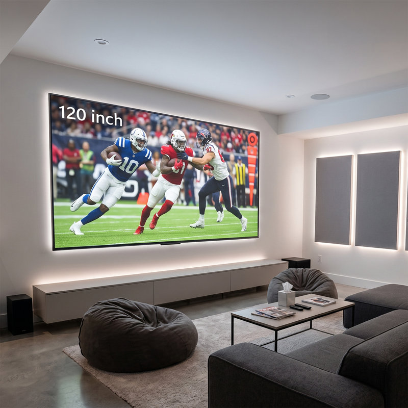 Support mural d'angle VIVO Slim à double bras pour téléviseur, écrans de 75 à 120 pouces jusqu'à 125 kg