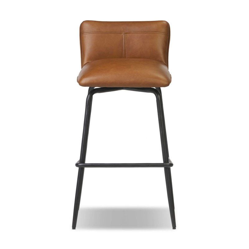 Ridley Swivel Stool-Sonoma Chestnut-Bar