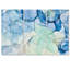 «Blue Luxury Abstract Fluid Art XXV», reproduction d'art moderne sur toile-66698403
