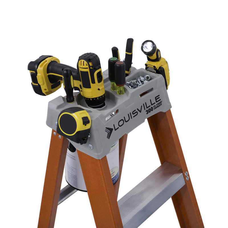 Échelle de louisville, 2 pieds, échelle de tabouret en fibre de verre, type de capacité de charge de 300 lb, fs1502