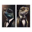 «Disco Style Tuxedo Reptile», 2 pièces sur toile-421314375-421314372