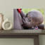 Soulful Gaze Nursing Baby Abstract Contemporary Wall Art Print 1 Piece Wrapped Canvas Wall Art-1799442621