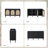 Castyn 56" W Rattan Door Sideboard with Adjustable Shelves-1558806777