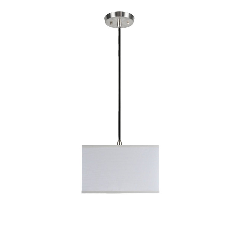 Elsa 1 - Light Satin Nickel Single Pendant