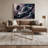 SciFi Sci fi planets with multiple moons Gray Canvas Wall Art-1350427237