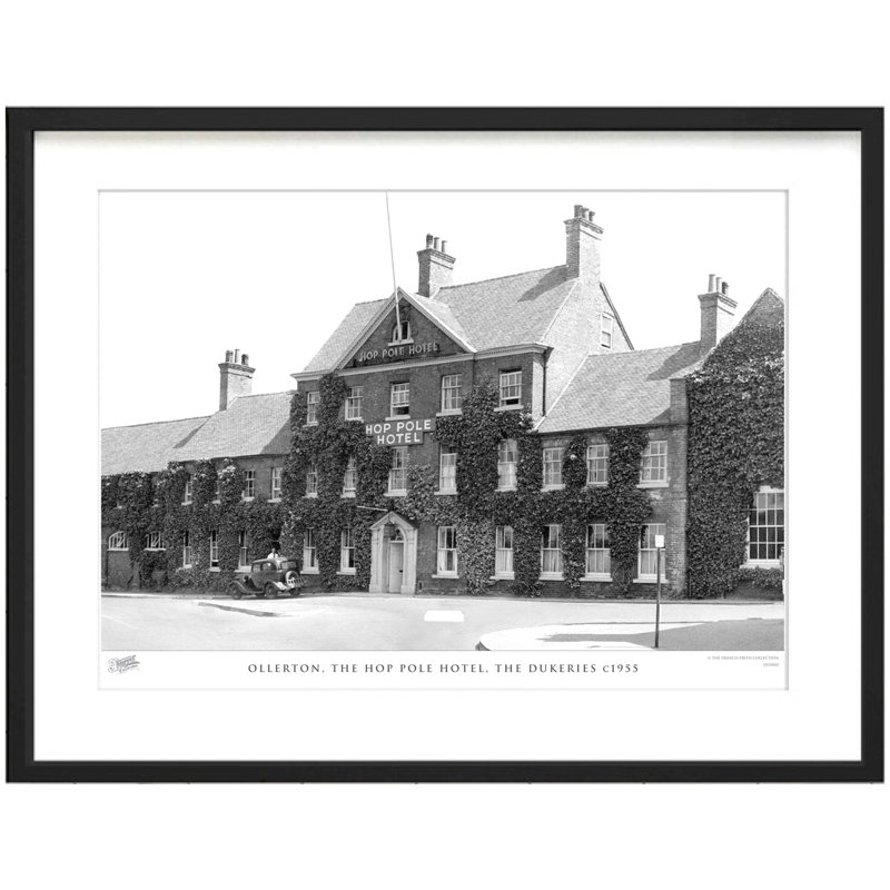 Ollerton, The Hop Pole Hotel, The Dukeries C1955 - Single Picture Frame Print, 60cm H x 80cm W x 2.3cm D