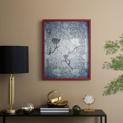 «Vintage Abstract Print», reproduction encadrée CLV III