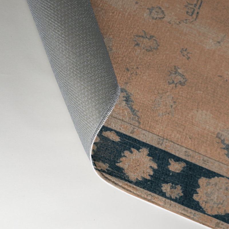 Tapis intérieur et extérieur brun Overdyed, Rectangle 9 pi x 12 pi