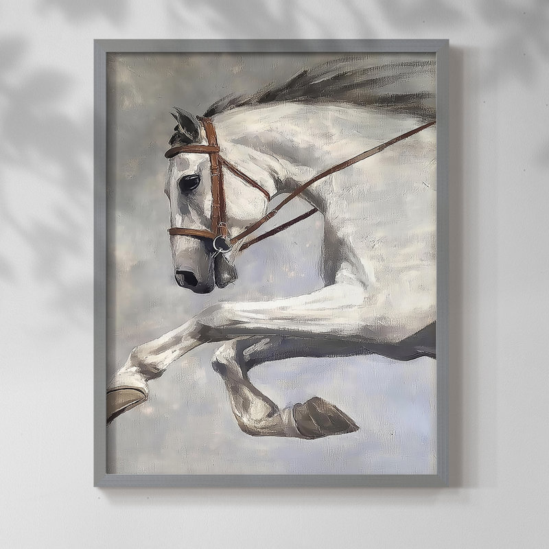 "ABSTRACT Series DCXLVII" par J Paul, Blanc / Blanc, H 15 po x l 12 po