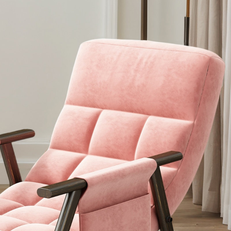 Chaise berçante l 23,28 po, Rose