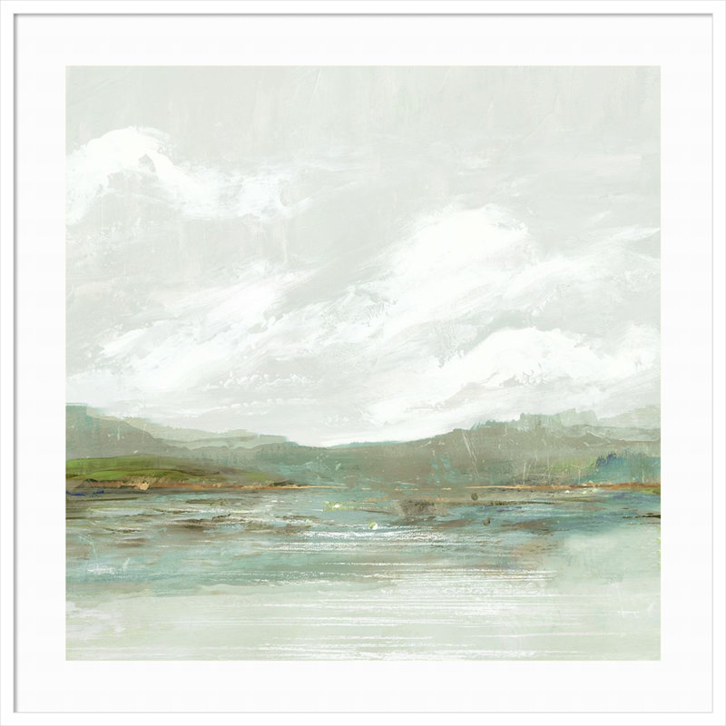 «Crystal Shallows» par PI Studio, reproduction d'art encadrée en bois, H 41 po x l 41 po