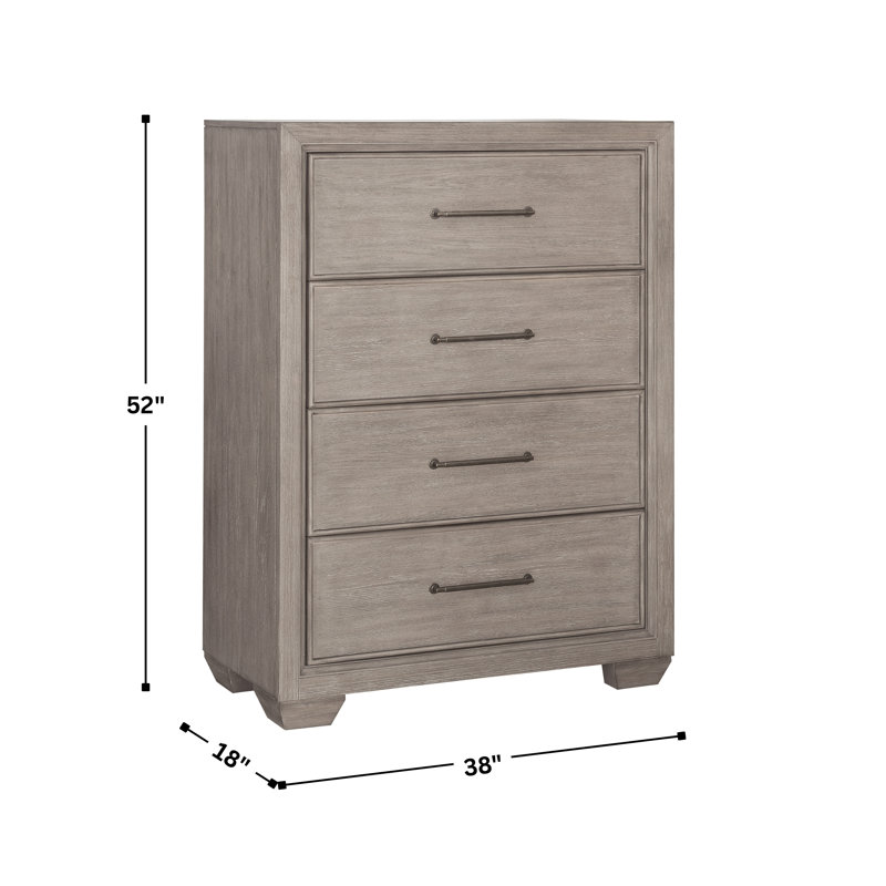Ennesley 38'' W 4 - Drawer Dresser
