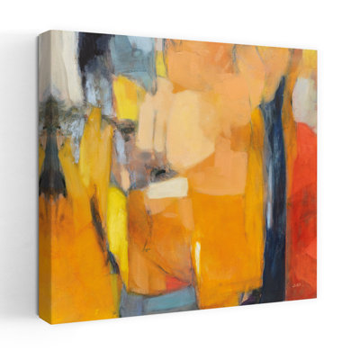 Tangerine Crush Contemporary Abstract Art