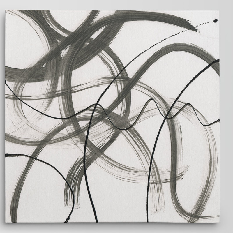 «Dancing in the Wind II», reproduction de peinture à l'acrylique sur toile, H 32 po x l 32 po x p 1,5 po