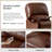 Alexandra 30" W Mid-Century Modern Manual Recliner with Bentwood Arms-289303500